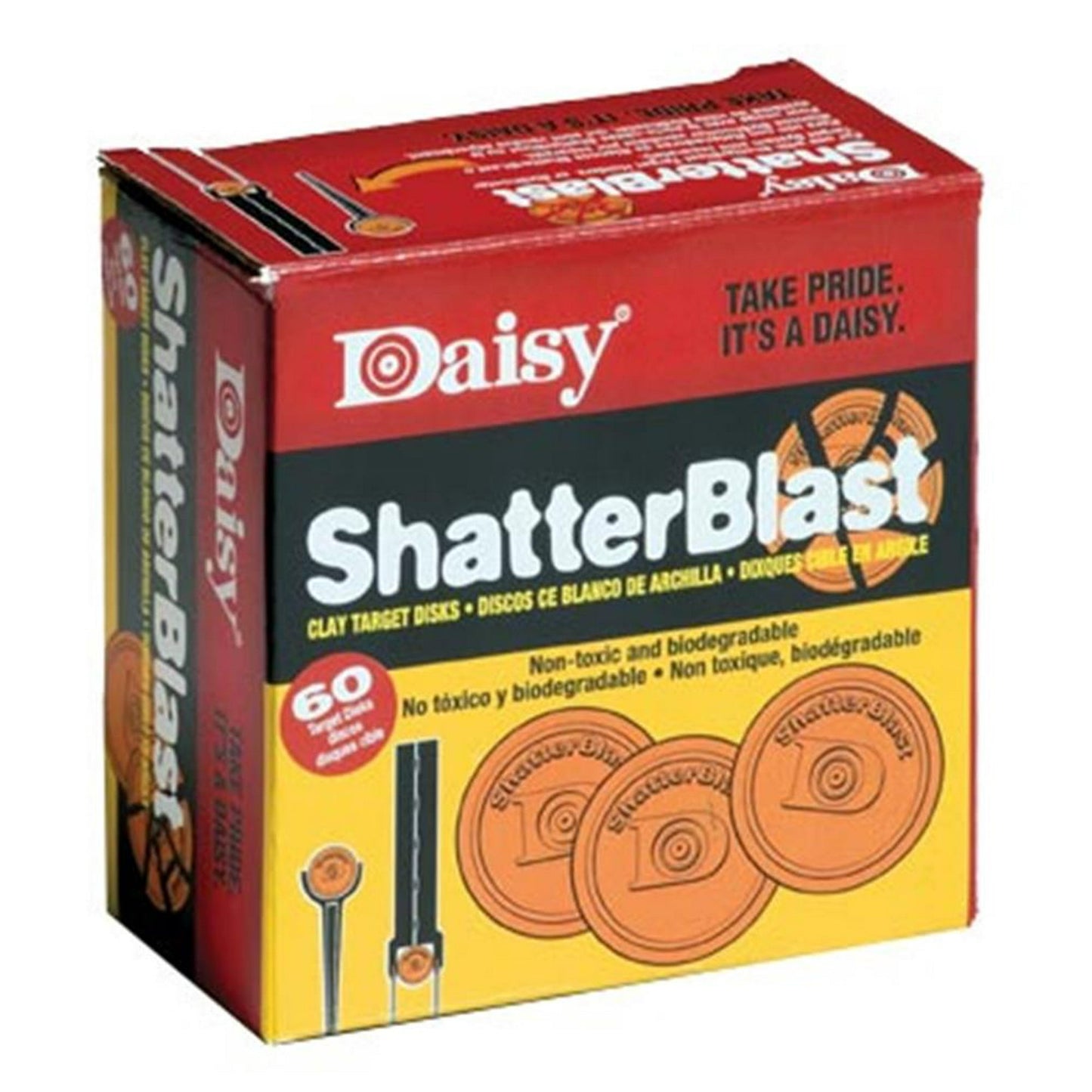 Daisy Shatter Blast Breakable Refill Target 2 In. Disks (60 Pack)